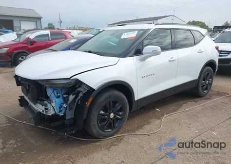 2022 Chevrolet Blazer Awd 2Lt из США, поврежденный, VIN 3GNKBHR45NS141869